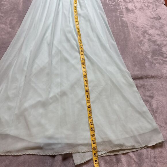 Lulu’s Women’s Small Mint Green Strappy Sleeveless Maxi Dress Long Formal - Picture 4 of 9